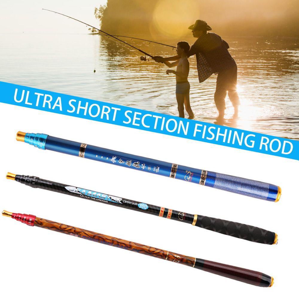 Nanas 3.6M 4.5M 5.4M 6.3M Karbon Pancing Ultralight Spinning Carp SuperHard Stream Casting Telescopic
