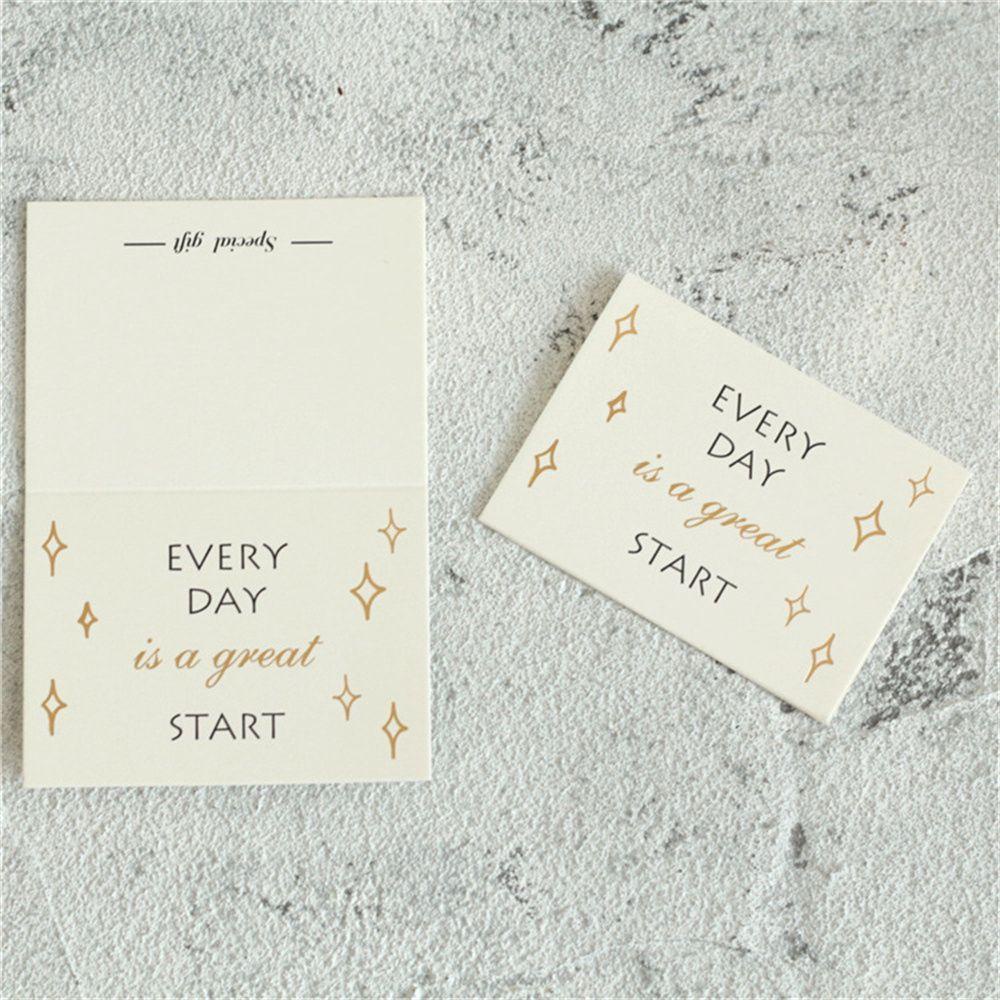 Solighter Kartu Ucapan Mini Kado Ulang Tahun Wedding Wishing Card Wish Card