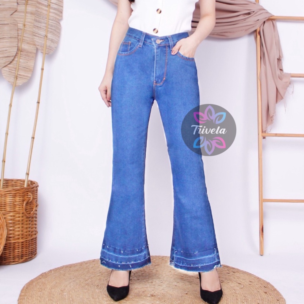 TRIVELA - BOYFRIEND JEANS CUTBRAY TEBAL ZR77 / BOYFRIEND CUTBRAY ZR 77