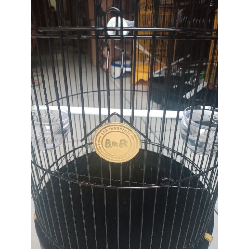 SANGKAR LOVEBIRD BNR PVC BLACK DOFF