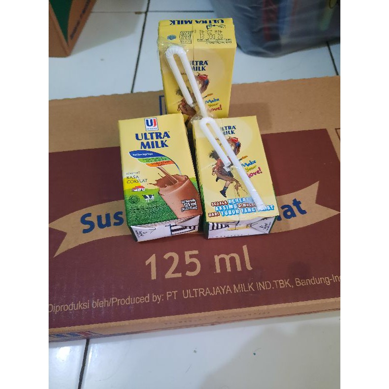 Jual Susu Uht Ultra Milk Coklat 125ml Ml Satu Dus Isi 40 Pcs Shopee