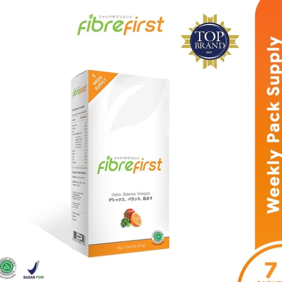 Fibre First Detox Slimming Fibrefirst isi 7 sachet Fiber first