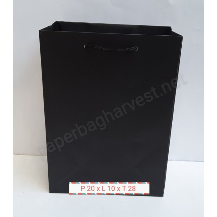 

SALE Paper bag hitam laminating doff