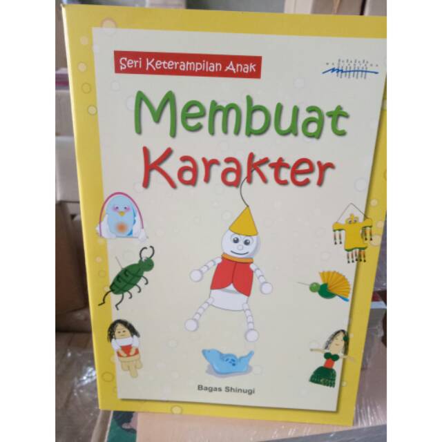 Buku seri ketrampilan untuk anak membuat karakter