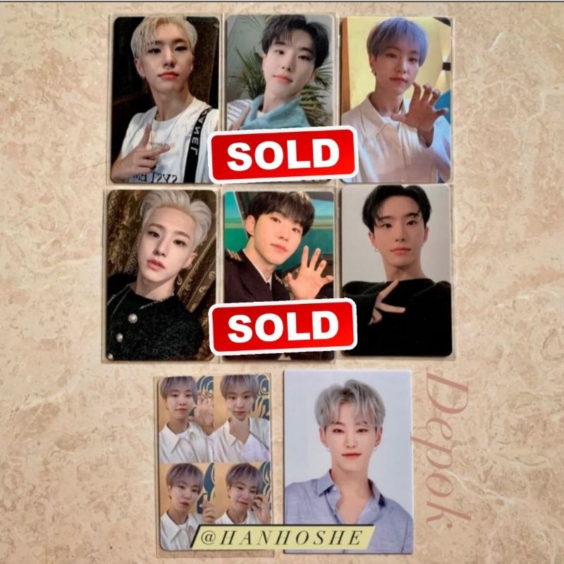 Seventeen Photocard Trading Card TC PC Hoshi TTT Pilot Membership Horanghae M2U LD luckydraw Shitaji