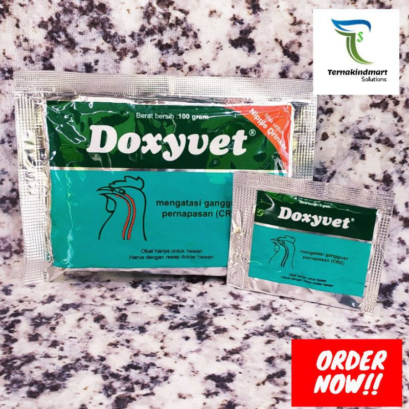 Doxyvet 100 gram - Obat Pilet Krok Ngorok Ayam