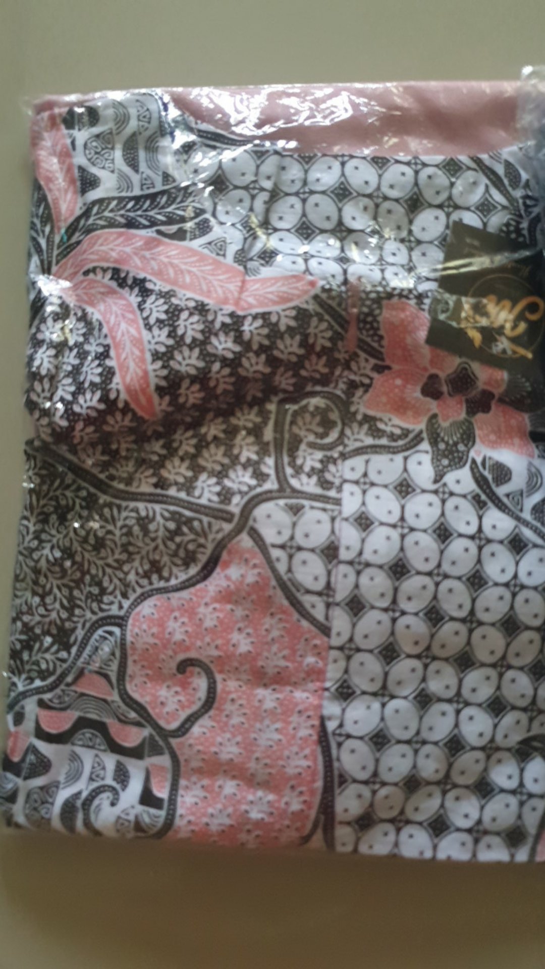 Tey-17 Batik Wanita Asj Sa Hrb026 Kenongo Kemeja Tosca Pendek