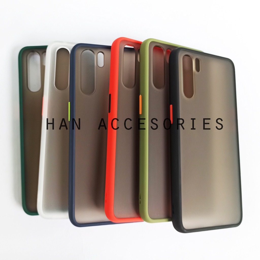 (PAKET HEMAT) Case Fuze Dove + Temperred Glass OPPO RENO RENO 2/2F/3/3 PRO/4/4 PRO 4G Hardcase / Matte Colour / Case Candy