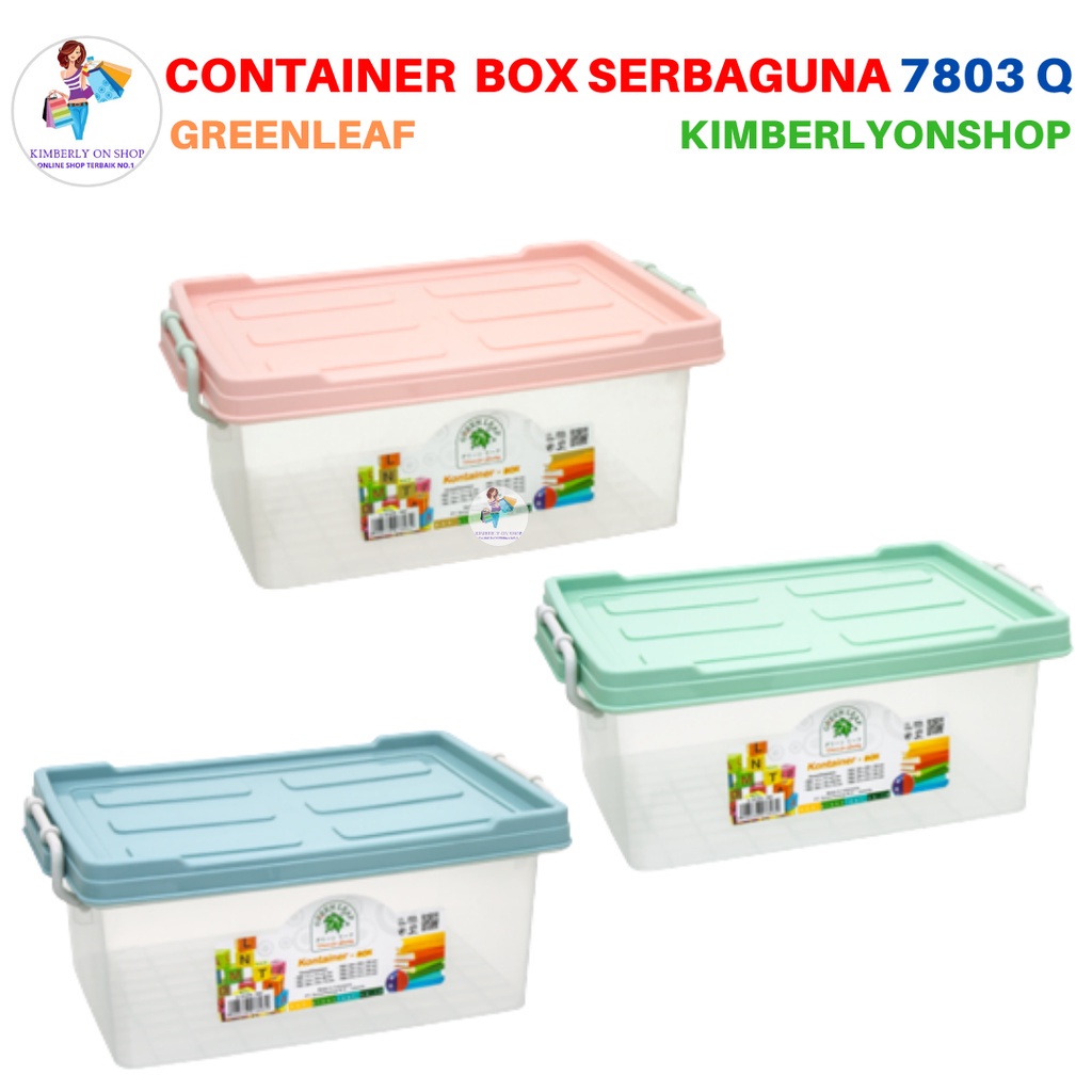 Container Box 5,5 Liter 7803 Green Leaf