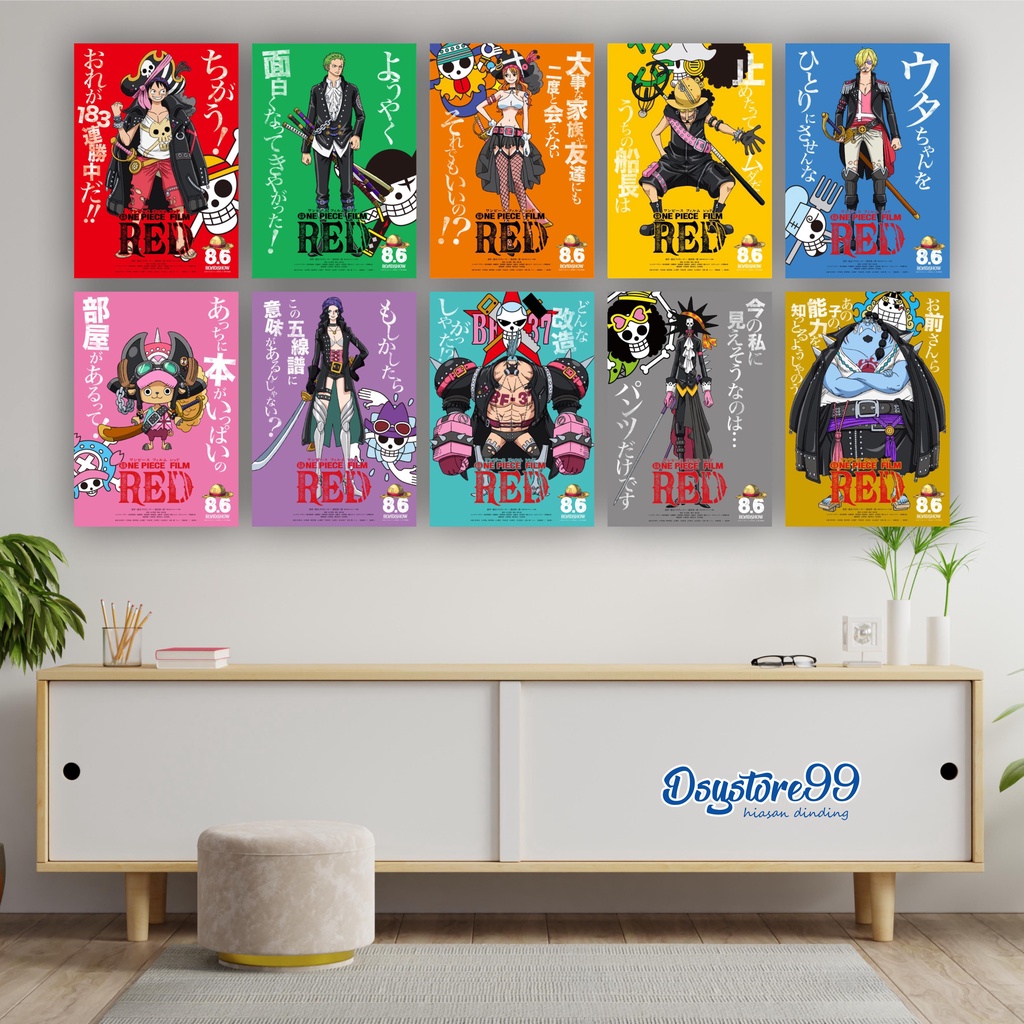 Poster Film Red One Piece