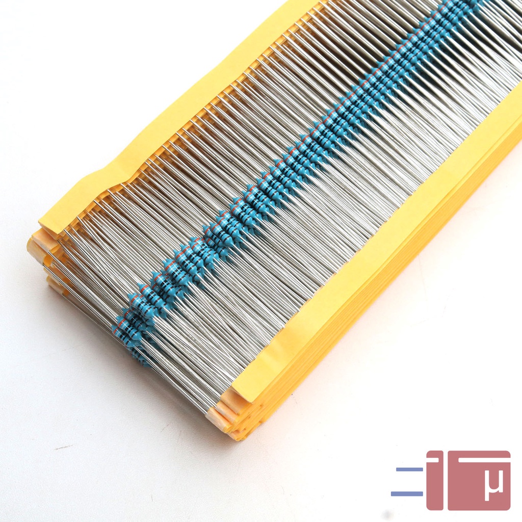 x10 Resistor 390R 390 Ohm 1/4W Metal Film 1% Taiwan Kaki Tembaga