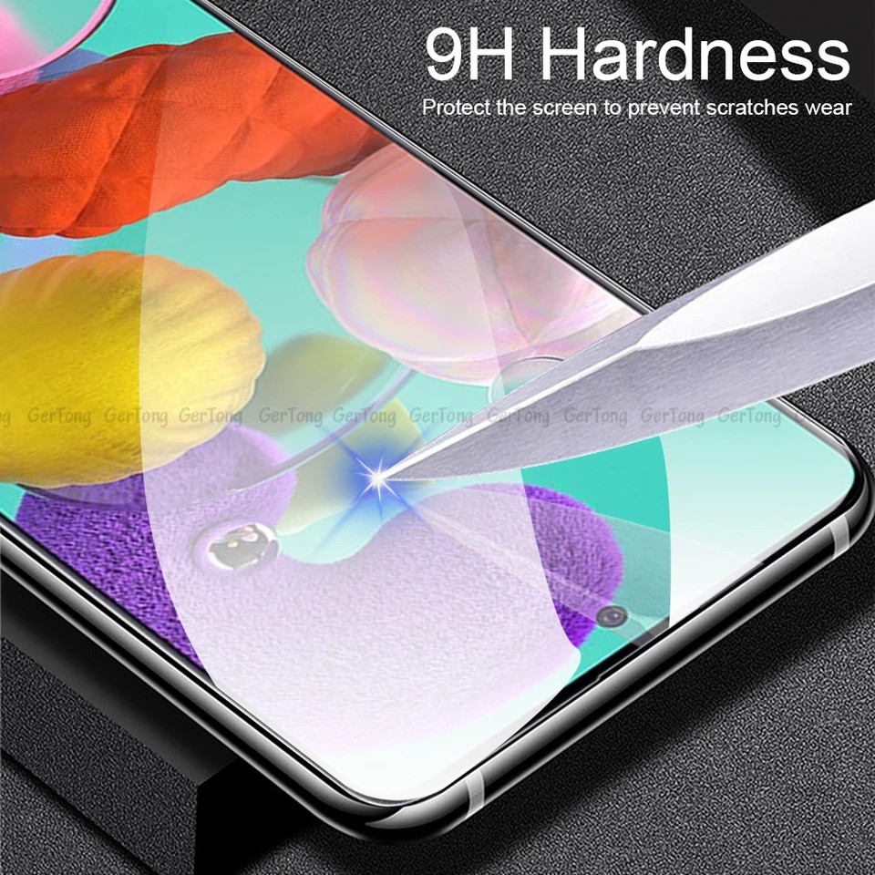 PROMO Tempered Glass SAMSUNG GALAXY A51, A71 &amp; A21s NEW TG Layar FULL COVER Black Premium/Anti Gores