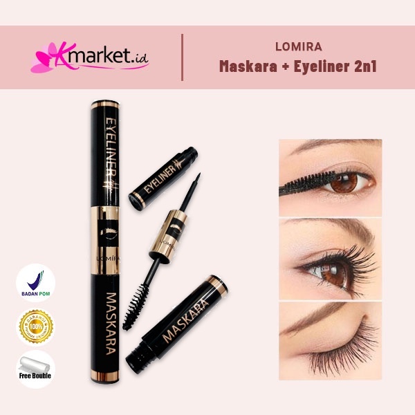 Lomira Maskara + Eyeliner 2IN1