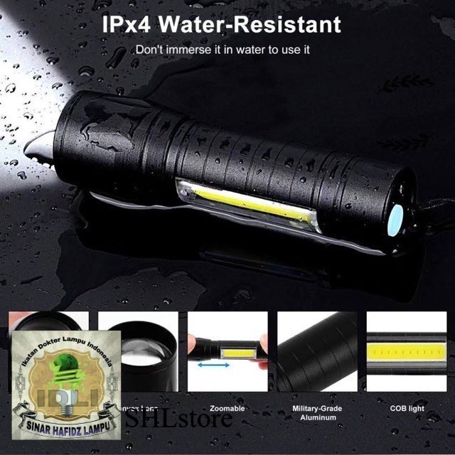 Senter Swat Mini Zoom / Senter Police LED- U3