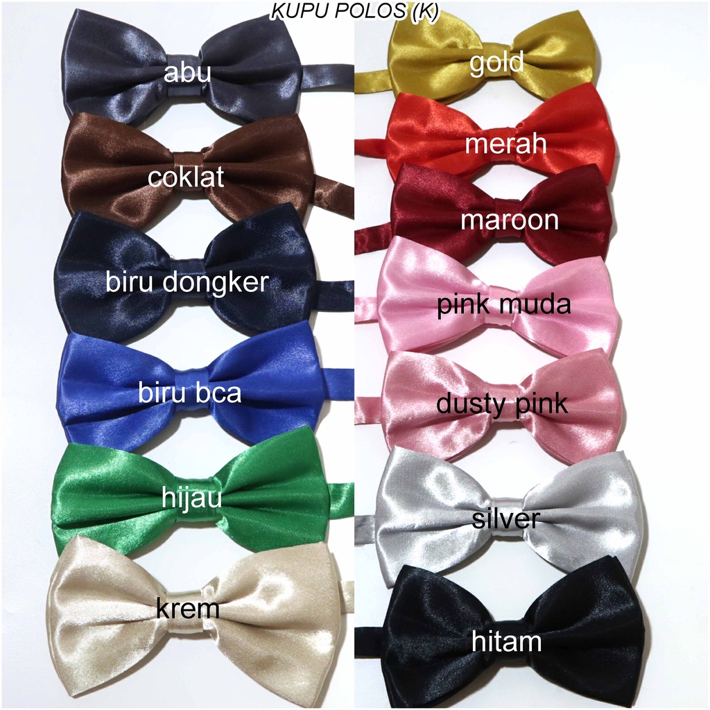 Dasi Kupu Kupu Dasi Pria Bowtie 100% Polyester Import