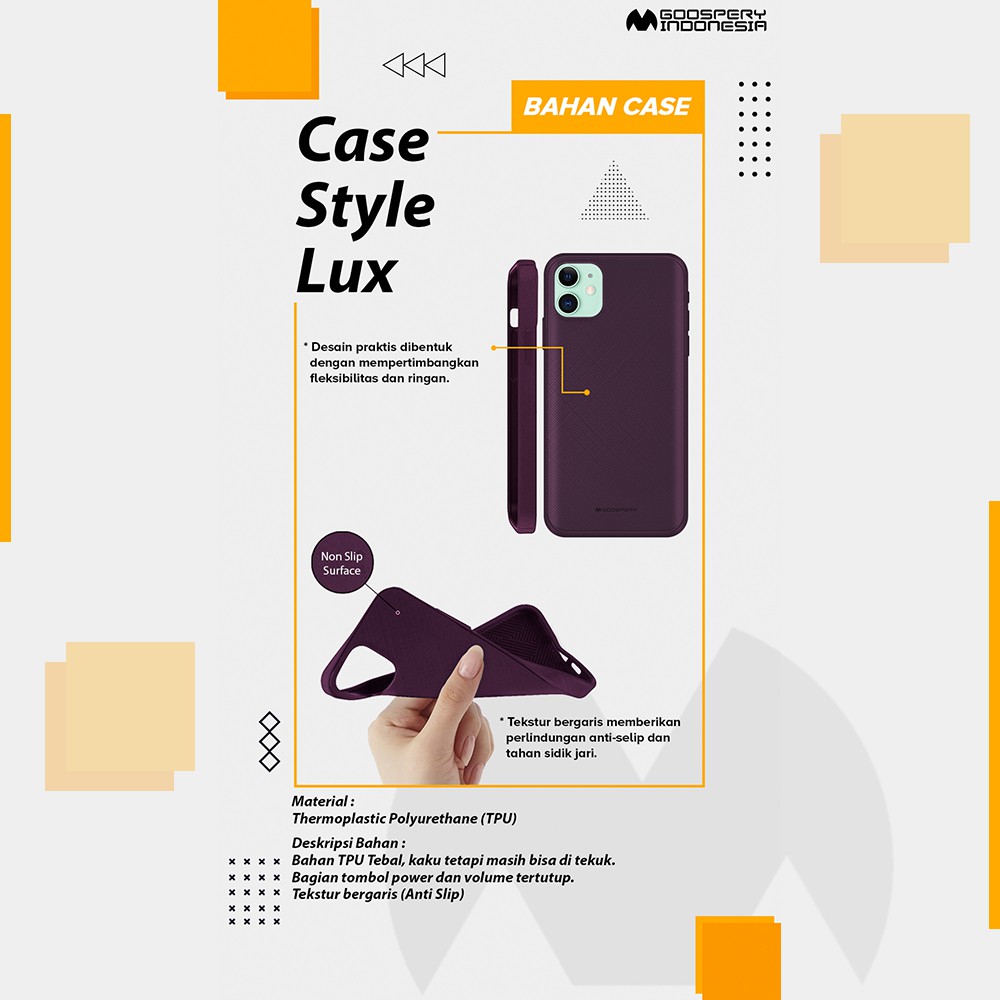 GOOSPERY Samsung Galaxy Note 8 N950 Style Lux Jelly Case