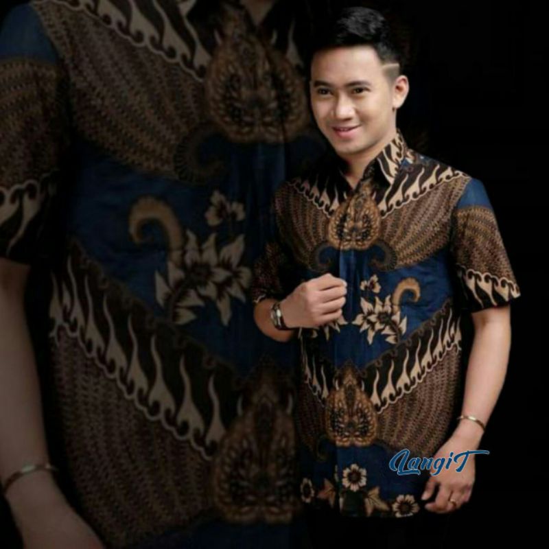 BAJU BATIK PRIA NAKULA BATIK KEMEJA BATIK PRIA LENGAN PENDEK