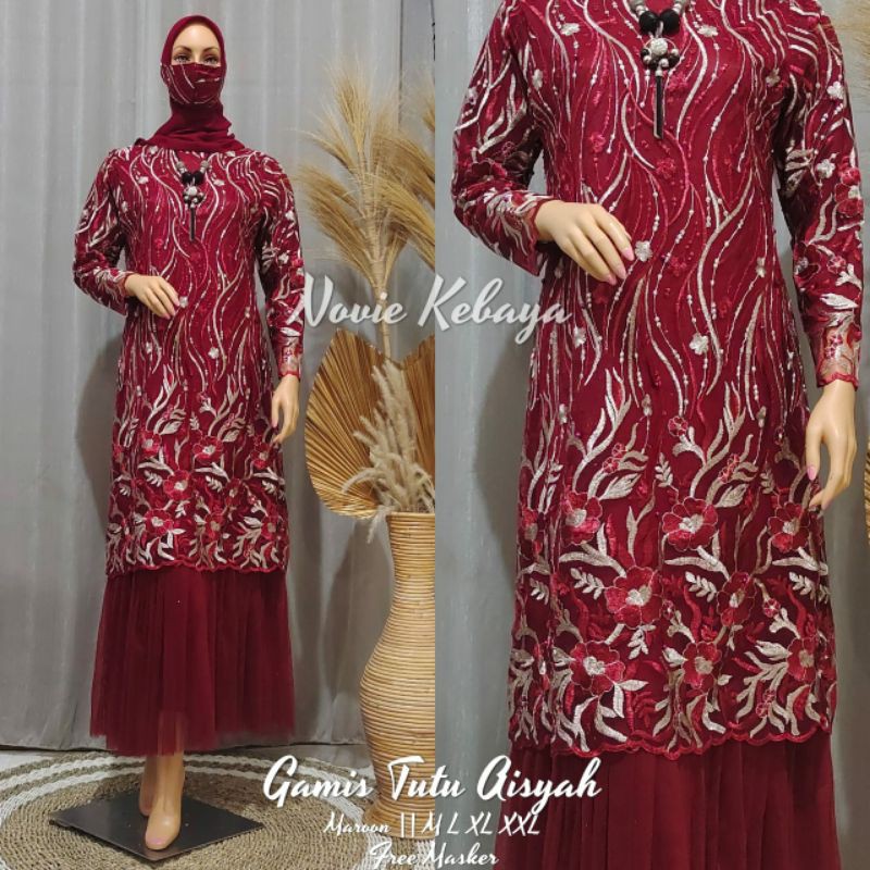 Gamis Tutu / Kebaya Gamis / Gamis Modern / Gamis Pesta / Kebaya Wisuda / Kebaya Kondangan / Kebaya