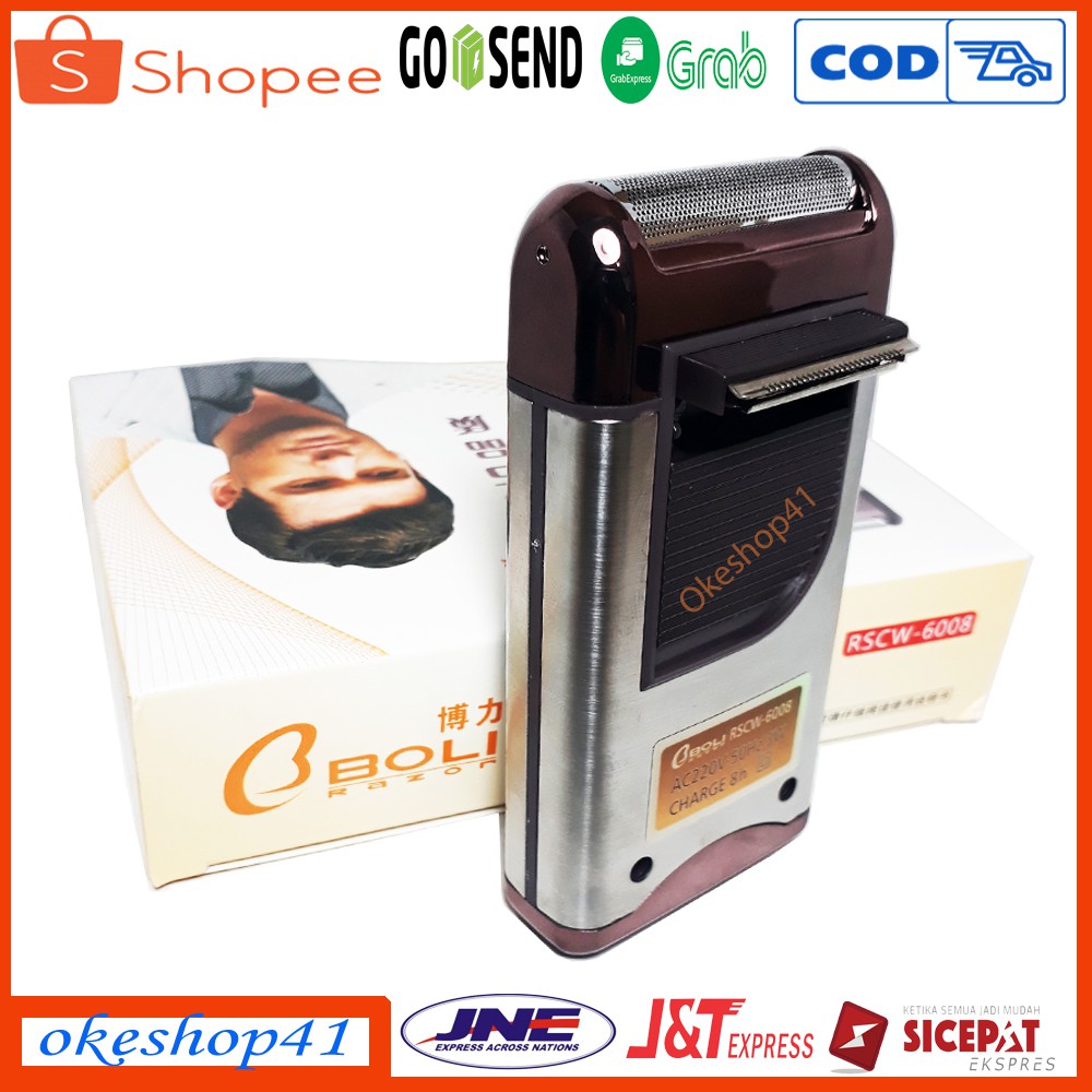 Boli Razor Shaver RSCW-6008 Alat Cukur Kumis Dan Jenggot
