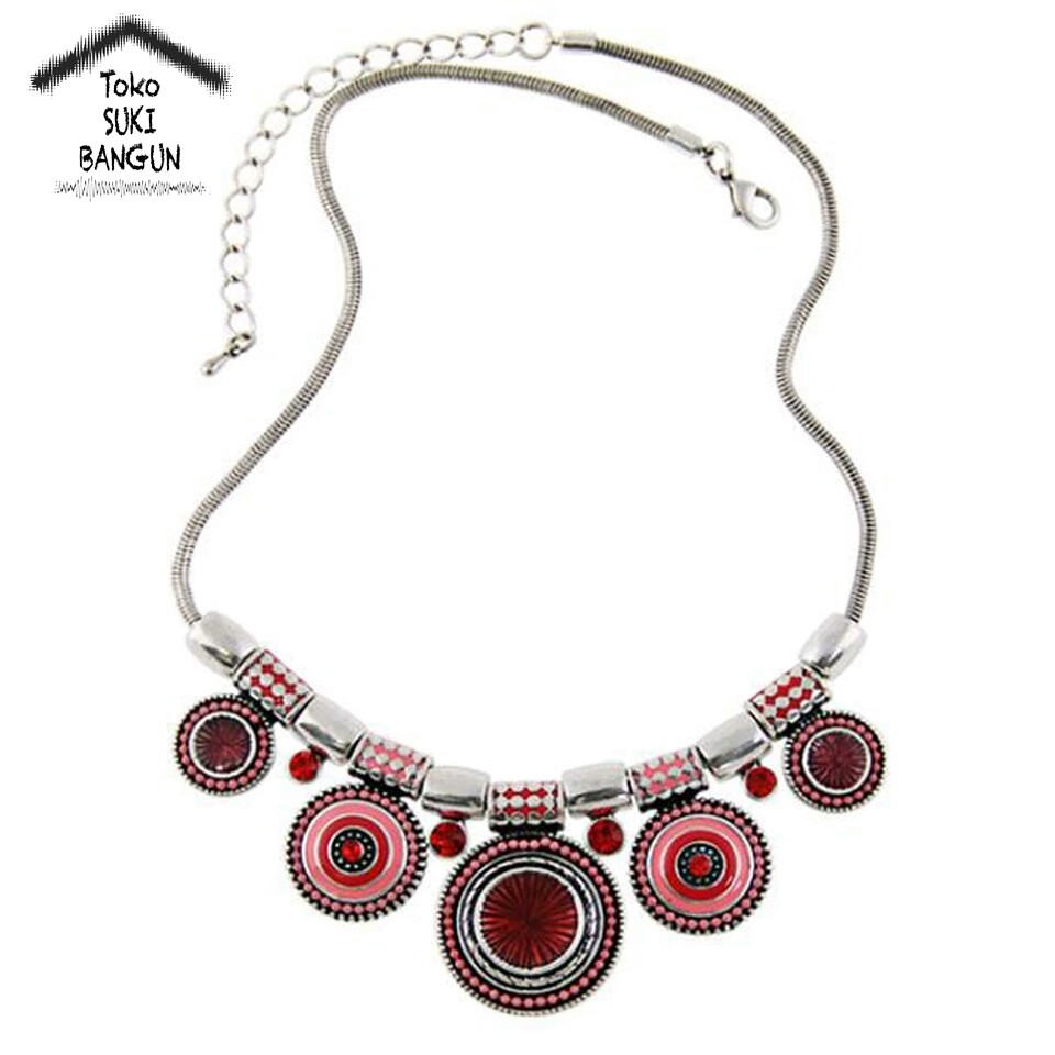 NL-003 Kalung Wanita Fashion Aksesoris Necklace Women Pendant Bohemia