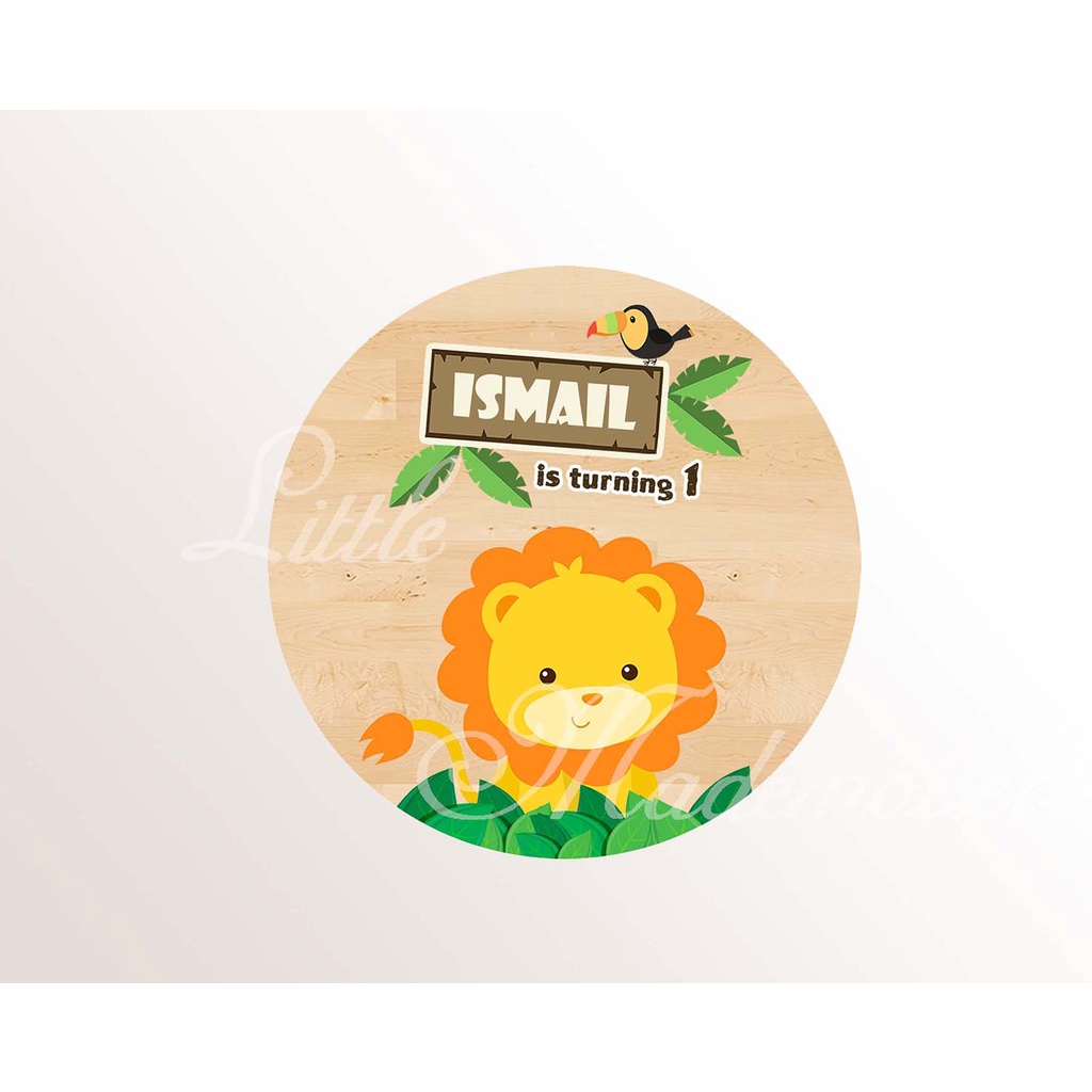 

Stiker Animal Safari 5cm