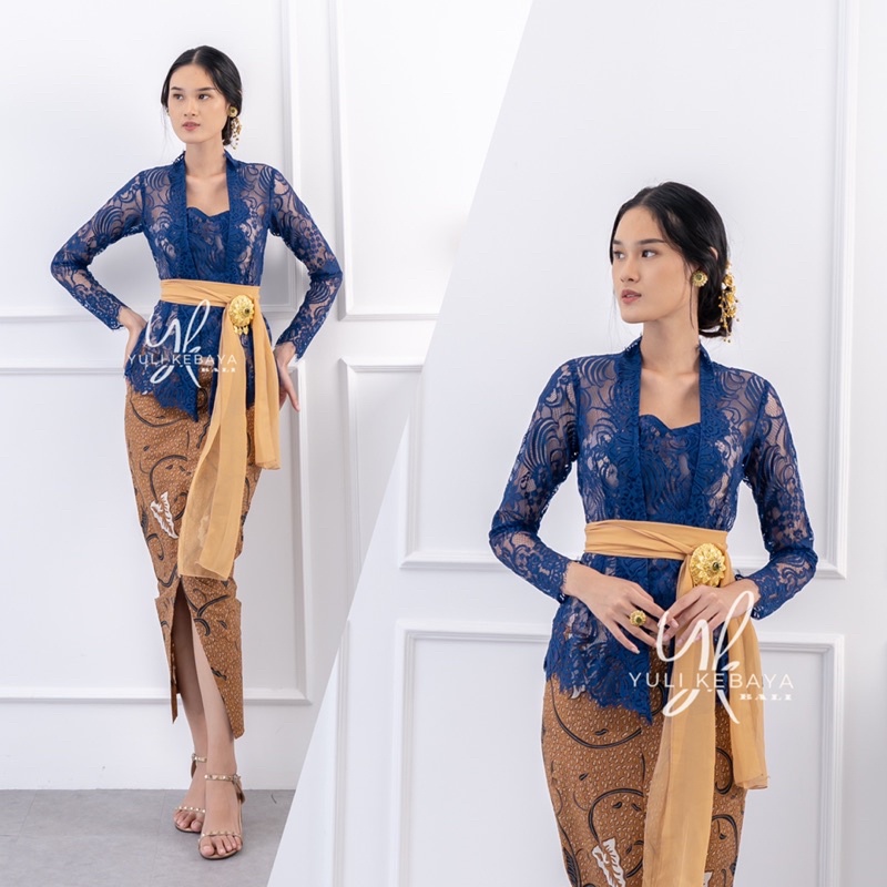 Kebaya Semi Italy Mawar Kutubaru Yuli Kebaya