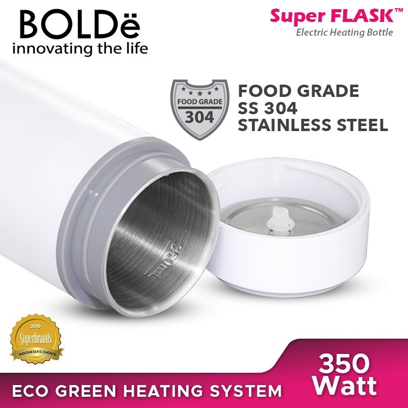 BOLDe Travel Smart Heating Bottle