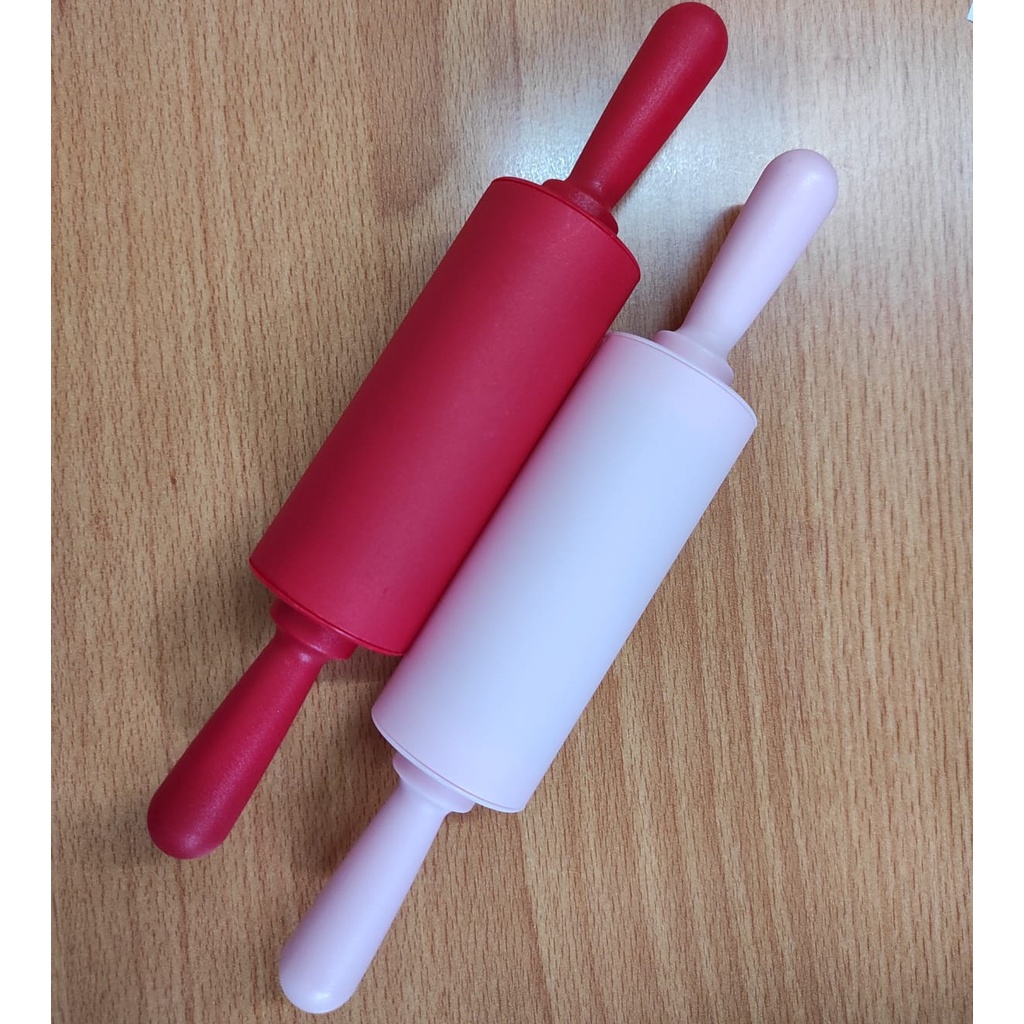 Rolling Pin Plastik Penggilas Pengiling Adonan Kue Roller Cake Baking