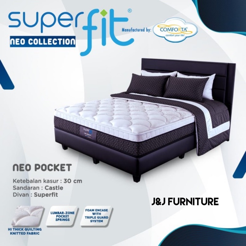 Comforta superfit neo pocket murah springbed kasur superfit comforta