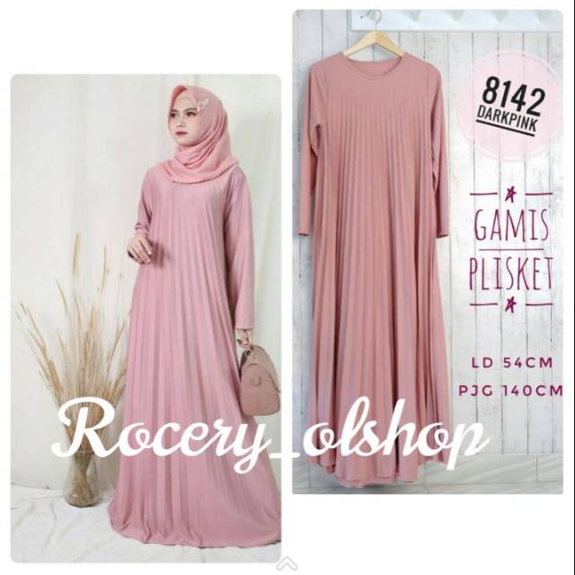 Gamis plisket Hyget Super Serena (booming)