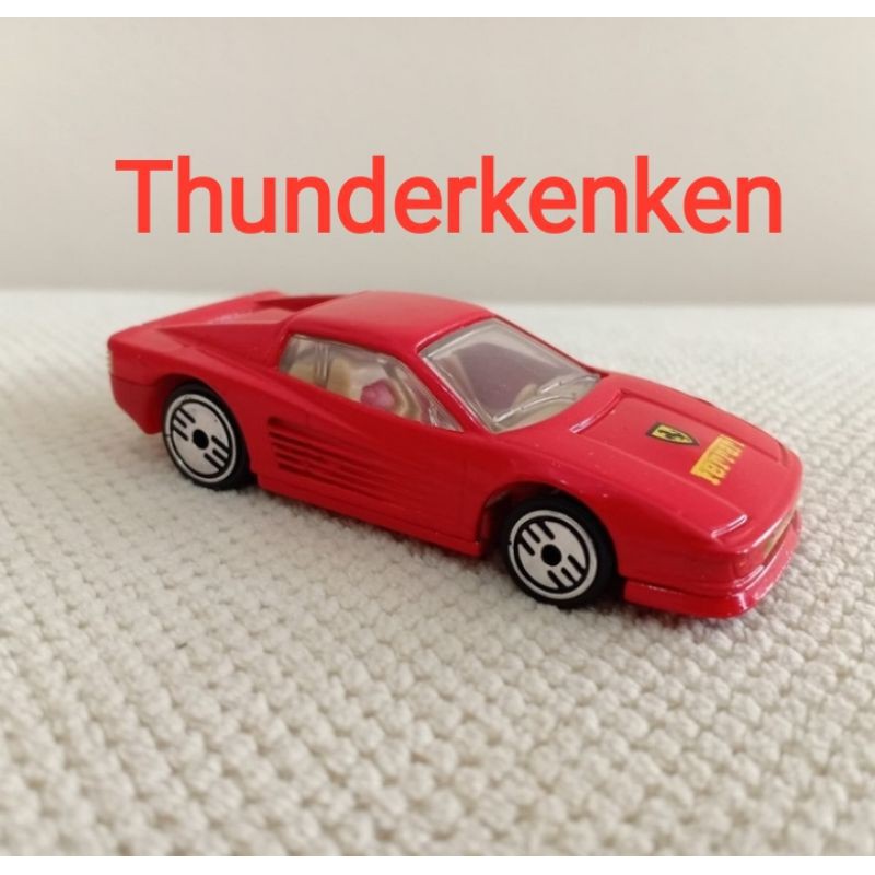 Hot Wheels Ferrari Testarossa Merah Speed Fleet Red
