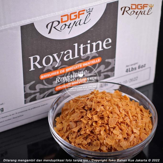 

DGF La Royaltine Crunchy Flakes 500gr Waffle Crunch Remah Cake Topping