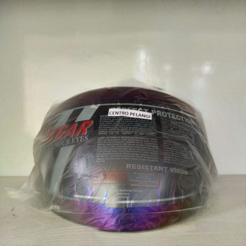 Kaca Helm INK Centro CLEAR Pelangi - Free Rachet