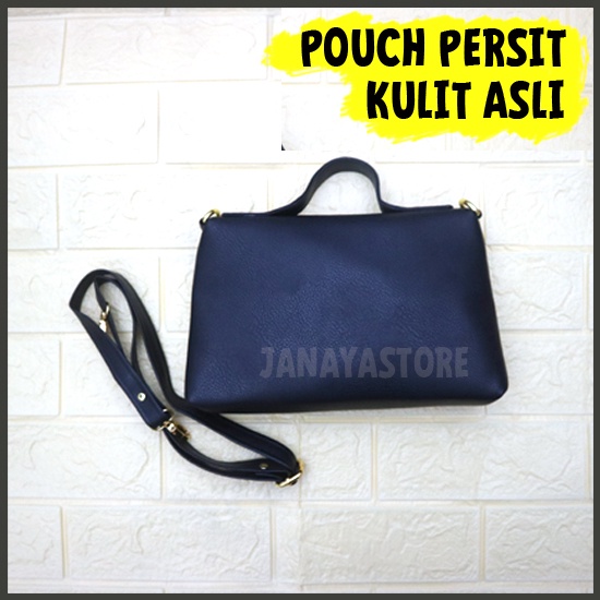 Tas Pouch Persit Kulit Asli Tas Pouch Persit Embos Tas Pouch Persit Bordir