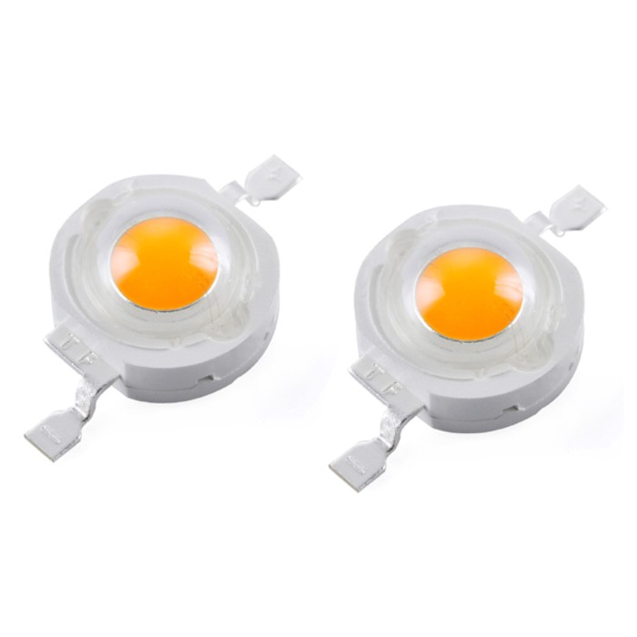 LED 1 Watt High Power LED HPL 1W Warm White 3000-3500K 3.2 - 3.4v