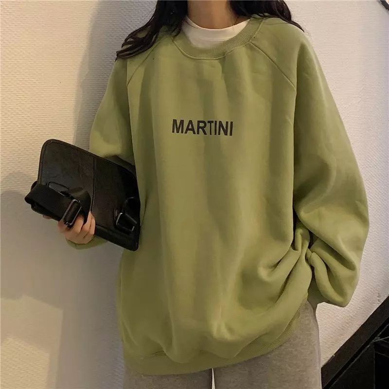 MARTINI SWEATER UNISEX FLEECE TEBAL TERBARU'