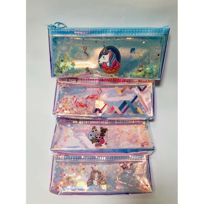 

Tempat pensil air glitter fancy LOL / unicorn / flamingo - terbaik