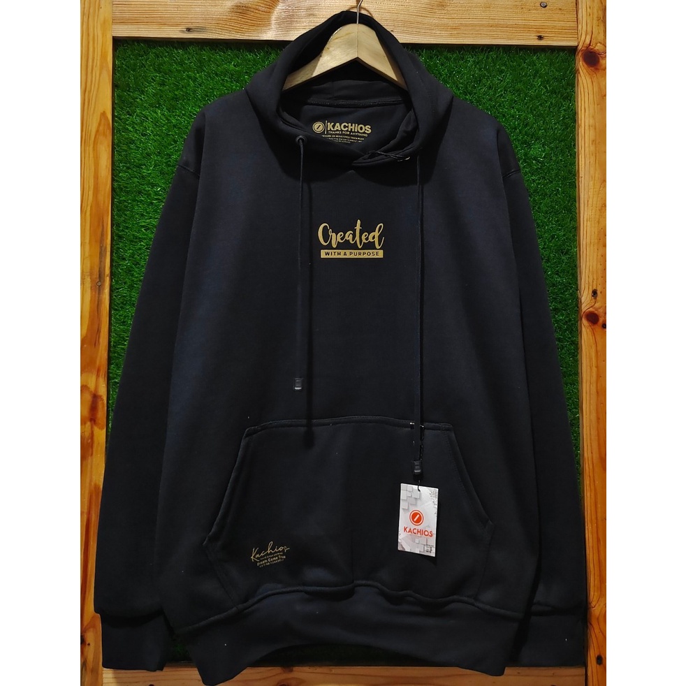 Talking Hoodie Pria Distro Original Brand Tebal Sweater Kachios Hitam Cowo Korean Sweater polos Cream Hudi Bigsize