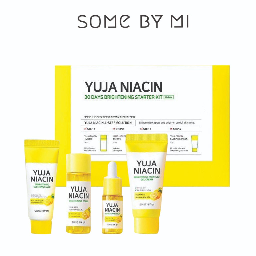 Some by mi Yuja Niacin 30 Days Brightening Starter Kit 4 Items