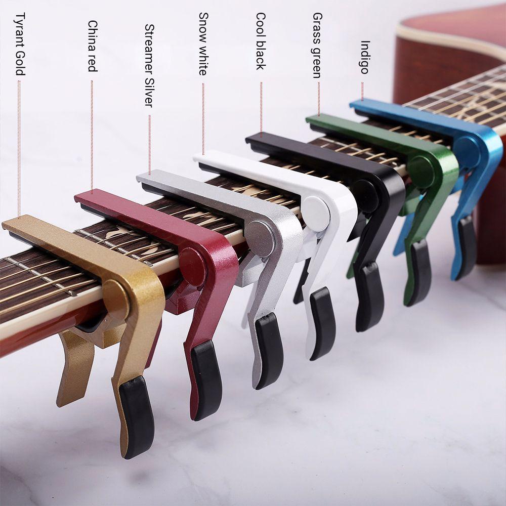 Nickolas1 Guitar Capo Universal Metal Metronome Kunci Gitar Akustik Classic Guitar Capo Aksesoris Gitar Quick Change Clamp