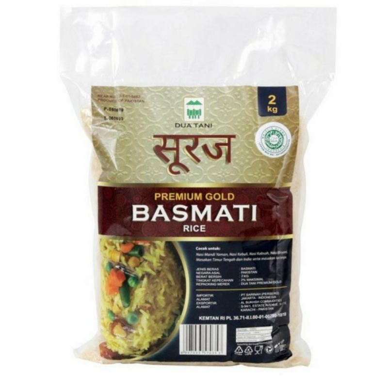 

Beras basmati premium gold