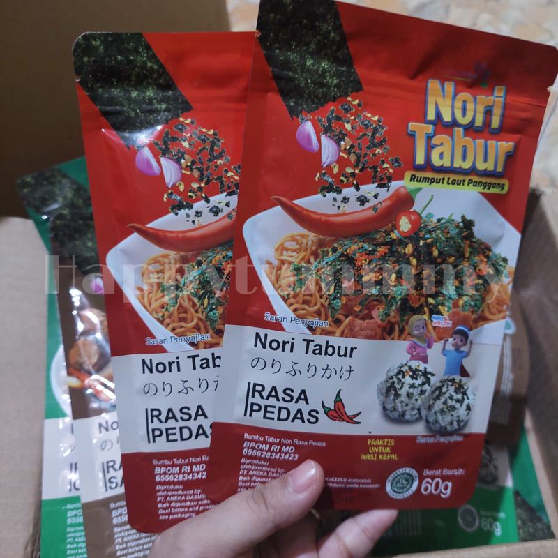 HPT - NoriGo Tabur Rumput Laut Panggang (ROASTED) 60g Halal