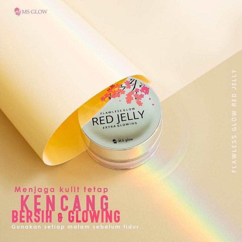RED JELLY MS GLOW free pouch/ jj glow mini