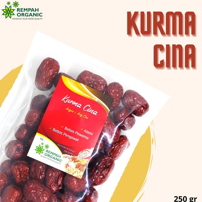 

Rempah Organic - Natural Angco / Ang Cho / Kurma Cina 250 Gram