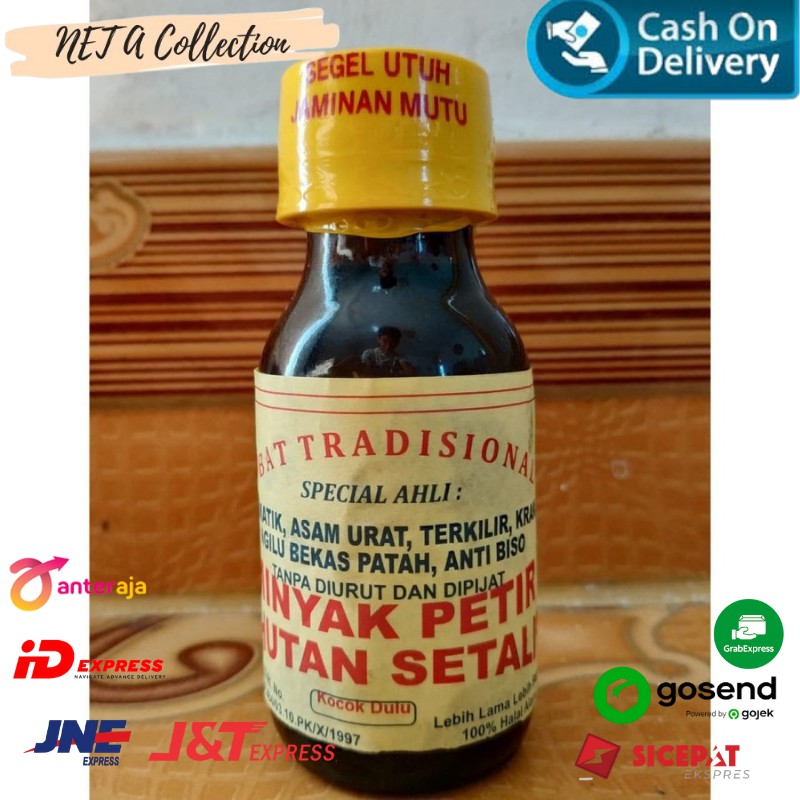 

[[BISA COD]] Minyak urut tradisional "Minyak Petir Hutan Setali" Ready stok