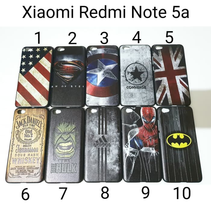 Hardcase Karakter For Xiaomi NOTE5A / back Hard Case Casing nOTE 5A