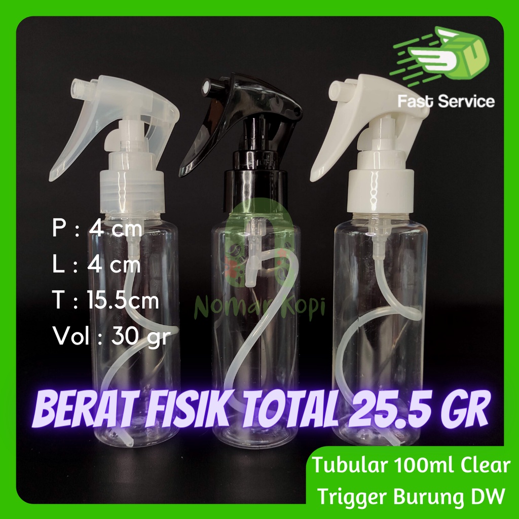 Botol 100ML RF Clear Mini Trigger Burung