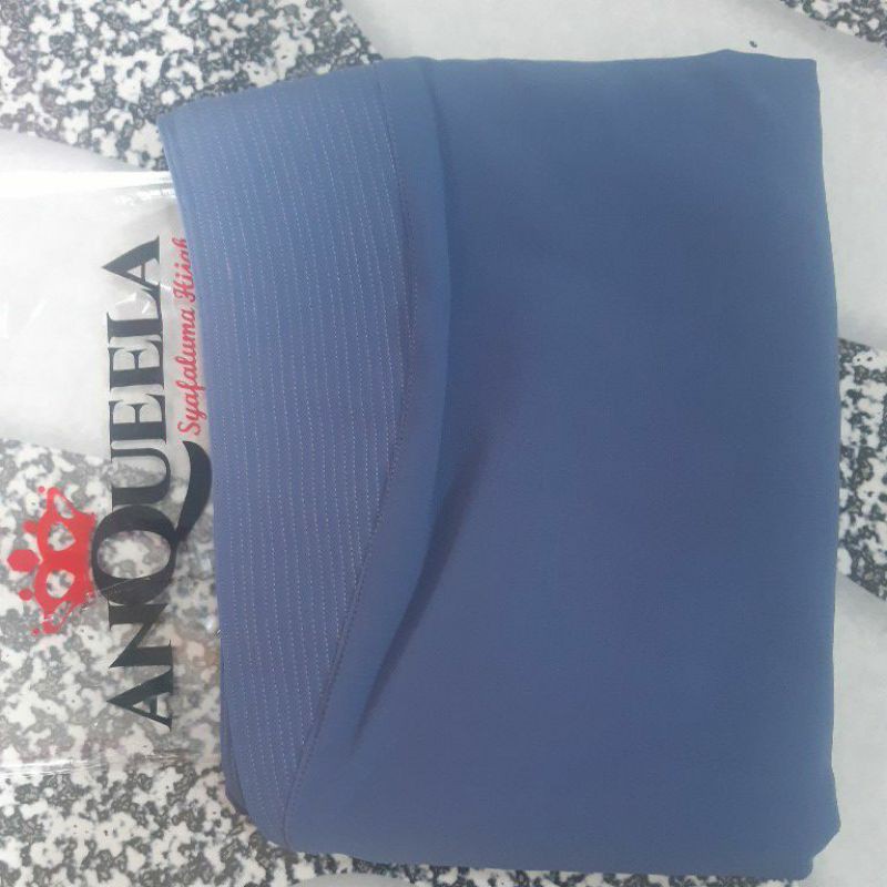 (Termurah!bisa COD) Khimar syalum /syafaluma anqueela cerutty dua layer-Jeans