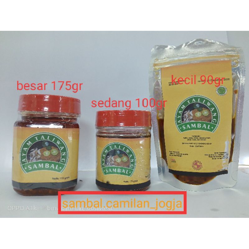 

sambal ayam taliwang 175gr