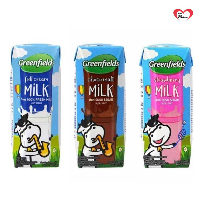 Greenfields Uht 125Ml, 200Ml, 250Ml (Khusus Gojek Surabaya) / Toko Makmur Online